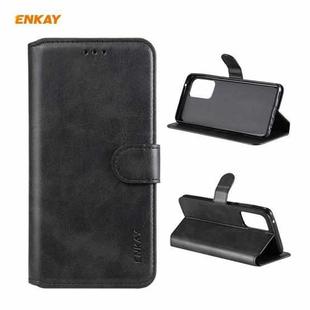 For Samsung Galaxy A52 5G / 4G ENKAY Hat-Prince Horizontal Flip PU Leather Case with Holder & Card Slots & Wallet(Black)