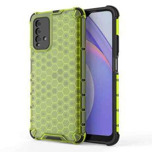 For Xiaomi Redmi 9T  Shockproof Honeycomb PC + TPU Case(Green)
