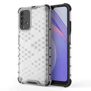 For Xiaomi Redmi 9T  Shockproof Honeycomb PC + TPU Case(White)