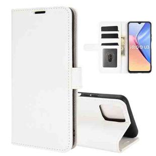 For vivo iQOO U3/vivo Y52S R64 Texture Single Horizontal Flip Protective Case with Holder & Card Slots & Wallet& Photo Frame(White)
