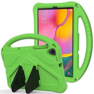 For Samsung Galaxy Tab A 10.1 (2019) T510 EVA Flat Anti Falling Protective Case Shell with Holder(Green)