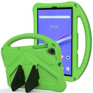 For Lenovo M10 Plus X606 / Tab K10 2021 TB-X6C6F / TB-X6C6L /TB-X6C6X EVA Flat Anti Falling Protective Case Shell with Holder(Green)