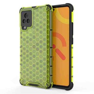 For vivo IQOO 7  Shockproof Honeycomb PC + TPU Case(Green)