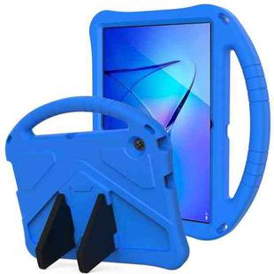 For Huawei MediaPad T3 10 EVA Flat Anti Falling Protective Case Shell with Holder(Blue)