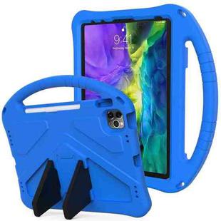 For iPad Pro 11（2020&2018) EVA Flat Anti Falling Protective Tablet Case Shell with Holder(Blue)