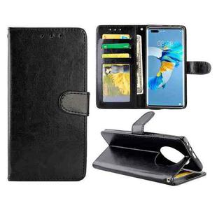 For Huawei Mate40 Pro/Mate40 Pro+ Crazy Horse Texture Leather Horizontal Flip Protective Case with Holder & Card Slots & Wallet & Photo Frame(Black)