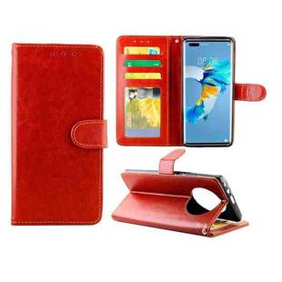 For Huawei Mate40 Pro/Mate40 Pro+ Crazy Horse Texture Leather Horizontal Flip Protective Case with Holder & Card Slots & Wallet & Photo Frame(Brown)