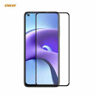 For Xiaomi Redmi Note 9T ENKAY Hat-Prince Full Glue 0.26mm 9H 2.5D Tempered Glass Full Coverage Film