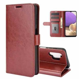 For Samsung Galaxy A32 5G R64 Texture Single Horizontal Flip Protective Case with Holder & Card Slots & Wallet& Photo Frame(Brown)