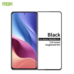 For Xiaomi Redmi K40 / K40 Pro MOFI 9H 2.5D Full Screen Tempered Glass Film(Black)