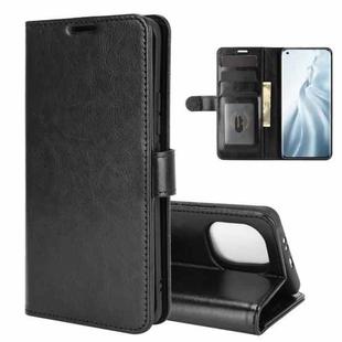 For Xiaomi Mi 11 R64 Texture Single Horizontal Flip Protective Case with Holder & Card Slots & Wallet& Photo Frame(Black)