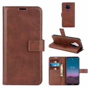 For Nokia 5.4 Retro Calf Pattern Buckle Horizontal Flip Leather Case with Holder & Card Slots & Wallet(Dark Brown)