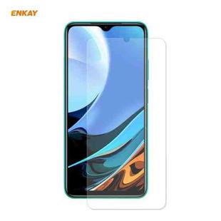 For Xiaomi Redmi 9T ENKAY Hat-Prince 0.26mm 9H 2.5D Curved Edge Tempered Glass Film