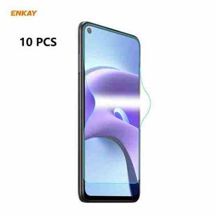 For Xiaomi Redmi Note 9T 10 PCS ENKAY Hat-Prince 0.1mm 3D Full Screen Protector Explosion-proof Hydrogel Film