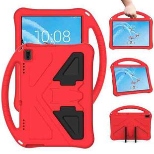 For Lenovo Tab E10 TB-X104F EVA Flat Anti Falling Protective Case Shell with Holder(Red)