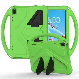 For Lenovo Tab E10 TB-X104F EVA Flat Anti Falling Protective Case Shell with Holder(Green)