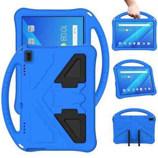 For Lenovo Tab 4 10 Plus TB-X704F/N/L/V EVA Flat Anti Falling Protective Case Shell with Holder(Blue)