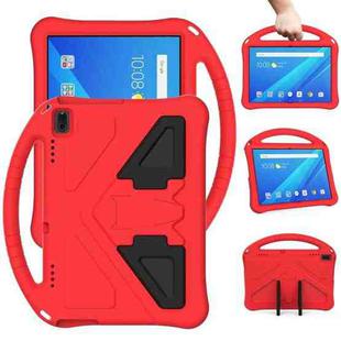 For Lenovo Tab 4 10 Plus TB-X704F/N/L/V EVA Flat Anti Falling Protective Case Shell with Holder(Red)