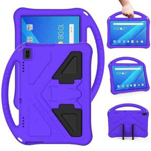 For Lenovo Tab 4 10 Plus TB-X704F/N/L/V EVA Flat Anti Falling Protective Case Shell with Holder(Purple)