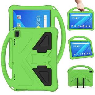 For Lenovo Tab 4 10 Plus TB-X704F/N/L/V EVA Flat Anti Falling Protective Case Shell with Holder(Green)