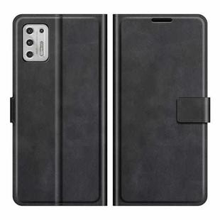 For Motorola G Stylus 2021 Retro Calf Pattern Buckle Horizontal Flip Leather Case with Holder & Card Slots & Wallet(Black)