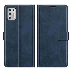 For Motorola G Stylus 2021 Retro Calf Pattern Buckle Horizontal Flip Leather Case with Holder & Card Slots & Wallet(Blue)