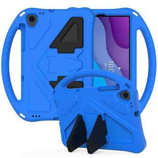 For Lenovo Tab M10 HD 2020 X306X EVA Flat Anti Falling Protective Case Shell with Holder(Blue)