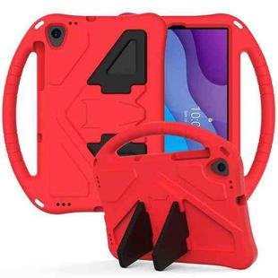 For Lenovo Tab M10 HD 2020 X306X EVA Flat Anti Falling Protective Case Shell with Holder(Red)