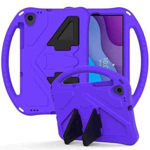 For Lenovo Tab M10 HD 2020 X306X EVA Flat Anti Falling Protective Case Shell with Holder(Purple)