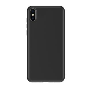 Ultra-thin Liquid Silicone All-inclusive Mobile Phone Case Environmentally Friendly Material Can Be Washed Mobile Phone Case For IPhone XS MAX(Black)