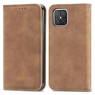 For Huawei Nova 8 SE Retro Skin Feel Business Magnetic Horizontal Flip Leather Case with Holder & Card Slots & Wallet & Photo Frame(Brown)