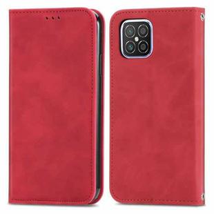 For Huawei Nova 8 SE Retro Skin Feel Business Magnetic Horizontal Flip Leather Case with Holder & Card Slots & Wallet & Photo Frame(Red)