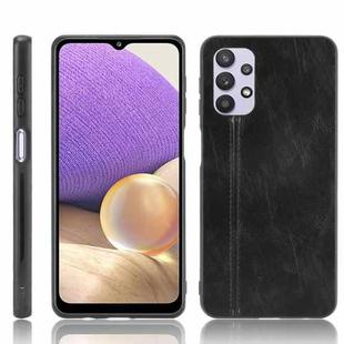 For OPPO A93 5G Shockproof Sewing Cow Pattern Skin PC + PU + TPU Case(Black)