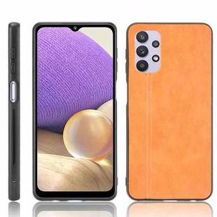 For OPPO A93 5G Shockproof Sewing Cow Pattern Skin PC + PU + TPU Case(Orange)