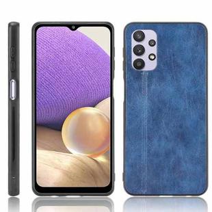 For OPPO A93 5G Shockproof Sewing Cow Pattern Skin PC + PU + TPU Case(Blue)