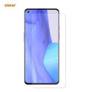 For OnePlus 9 / 9R ENKAY Hat-Prince 0.26mm 9H 2.5D Curved Edge Tempered Glass Film