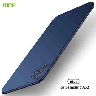 For Samsung Galaxy A52 5G / 4G MOFI Frosted PC Ultra-thin Hard Case(Blue)