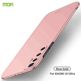 For Xiaomi Mi 10 Ultra MOFI Frosted PC Ultra-thin Hard Case(Rose Gold)