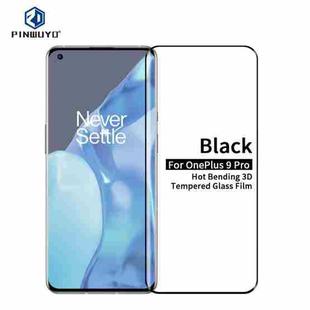 For OnePlus 9 Pro PINWUYO 9H 3D Hot Bending Tempered Glass Film(Black)