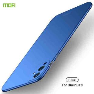 For OnePlus 9 MOFI Frosted PC Ultra-thin Hard Case(Blue)