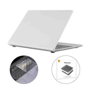 ENKAY for Huawei MateBook 13 Core Edition US Version 2 in 1 Crystal Protective Case with TPU Keyboard Film(Transparent)