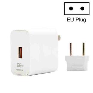 HW-66W 6A USB Fast Charging Travel Charger With EU Plug Conversion Head