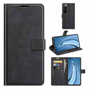 For Xiaomi Mi 10S Retro Calf Pattern Buckle Horizontal Flip Leather Case with Holder & Card Slots & Wallet(Black)