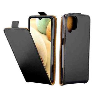 For Samsung Galaxy A12 5G) Business Style Vertical Flip TPU Leather Case with Card Slot(Black)