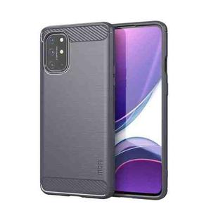 For OnePlus 8T MOFI Gentleness Series Brushed Texture Carbon Fiber Soft TPU Case(Grey)