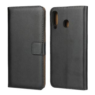 Horizontal Flip Leather Case for Galaxy M30, with Magnetic Buckle & Holder & Card Slots & Wallet(Black)