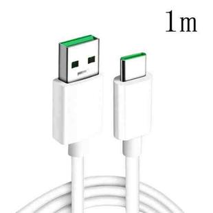 XJ-63 5A USB to Type-C Super Flash Charging Data Cable for OPPO, Cable Length:1m