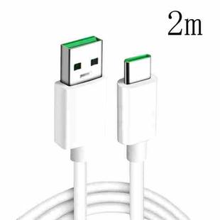 XJ-63 5A USB to Type-C Super Flash Charging Data Cable for OPPO, Cable Length:2m