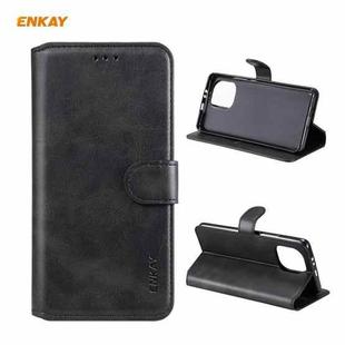 For Xiaomi Mi 11 ENKAY Hat-Prince Horizontal Flip PU Leather Case with Holder & Card Slots & Wallet(Black)