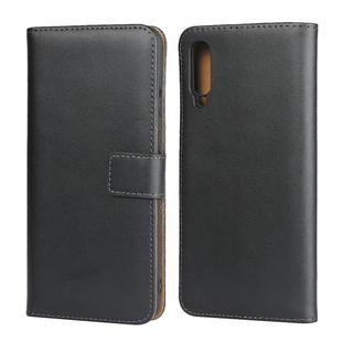 Horizontal Flip Leather Case for Galaxy A50, with Magnetic Buckle & Holder & Card Slots & Wallet(Black)